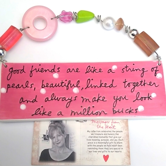 Personalized Sandra Magsamen Best Thing About A Sister Wall Plaque
